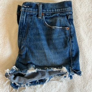 Abercrombie High Rise Mom Short